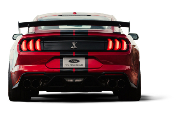 Mustang GT500 Rear View