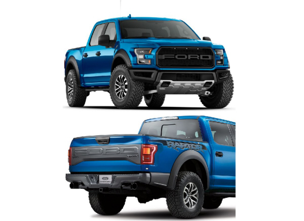 Raptor Front and Rear View