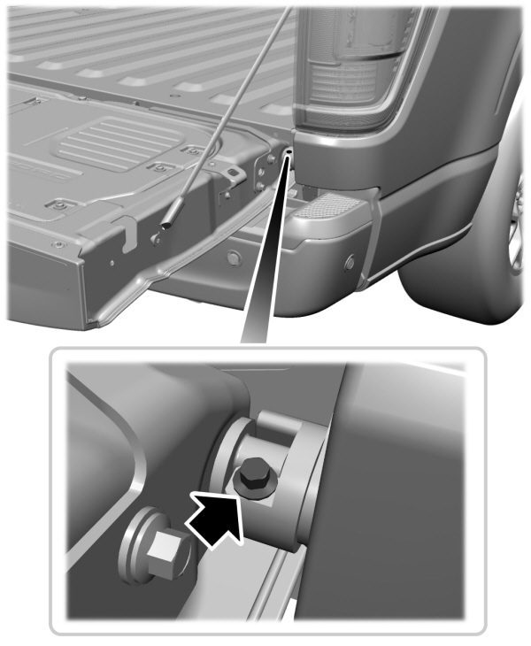 Tailgate Retaining Screw