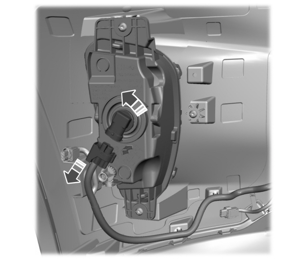 Fog Lamp Bulb Removal