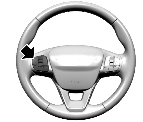Steering Wheel Arrow to Trail Control Button