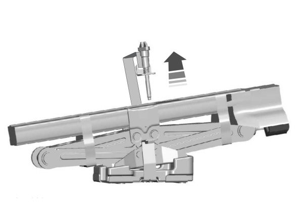 Raising the Vehicle Jack