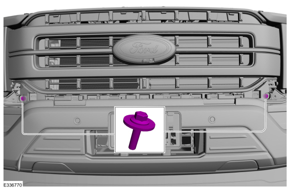 Ford F-150 Lightning 2021 F150 Lariat 502A bumper removal Hel