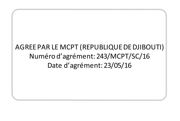 Radio Frequency Certification for Djibouti - Passive Anti-Theft System