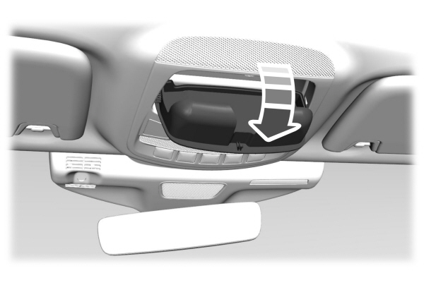 Overhead Console Open Position