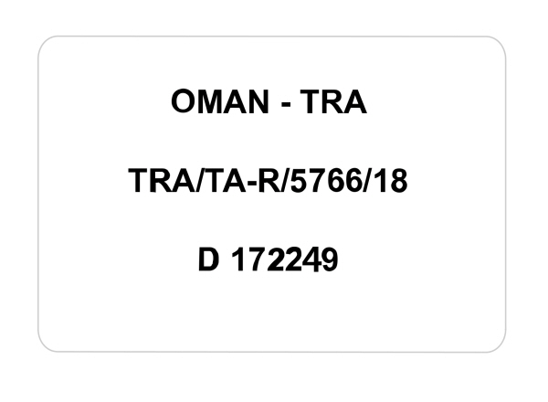 Radio Frequency Certification for Oman - SYNC 2.5