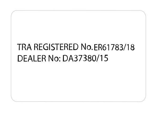 Radio Frequency Certification for UAE - SYNC 3
