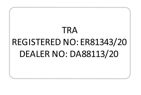 Radio Frequency Certification for UAE - Body Control Module
