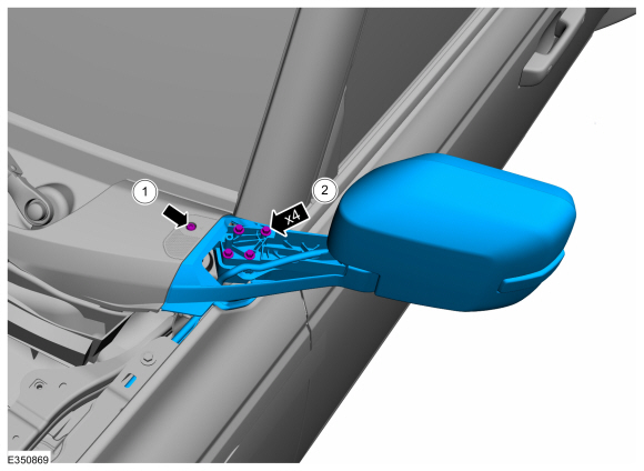 Ford Bronco Replacing Side View Mirror Assembly ? 1706982150049
