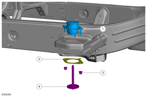 Ford Bronco Stripped body “nut?” From body lift 1688668912641