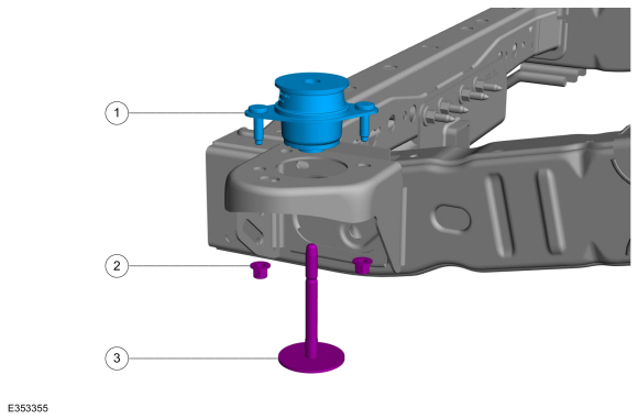 Ford Bronco Stripped body “nut?” From body lift 1688668912641