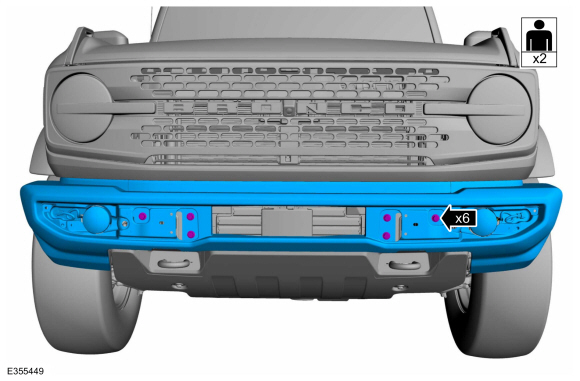 Ford Bronco Bumper Removal Help (non modular) Hel
