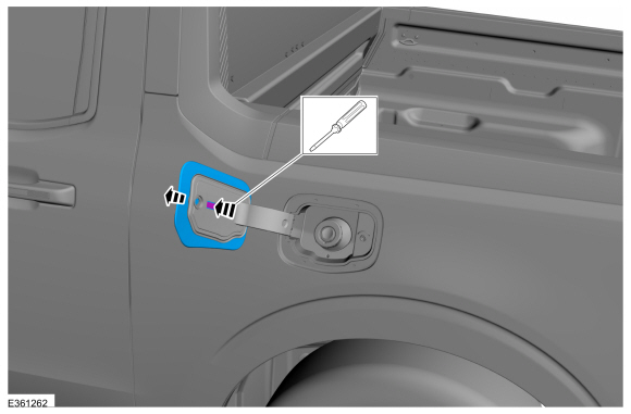 Ford Maverick Gas Door Removal - How does it come off? {filename}