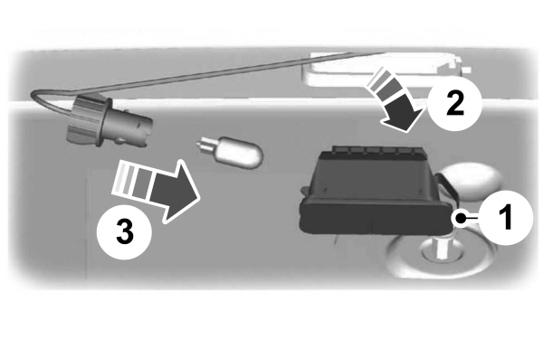 Number Plate Lamp Bulb Replace