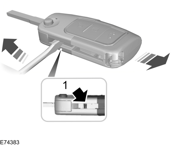 Llaves y mandos a distancia - Cambio de la pila del mando a distancia