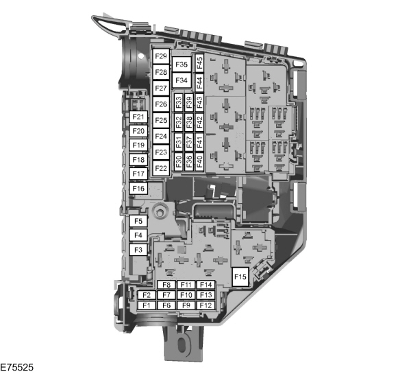 Fusible 40A pour moteur d'entraînement Porky's pick-up, orange - 880