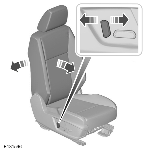 Adjusting the Seat Backrest