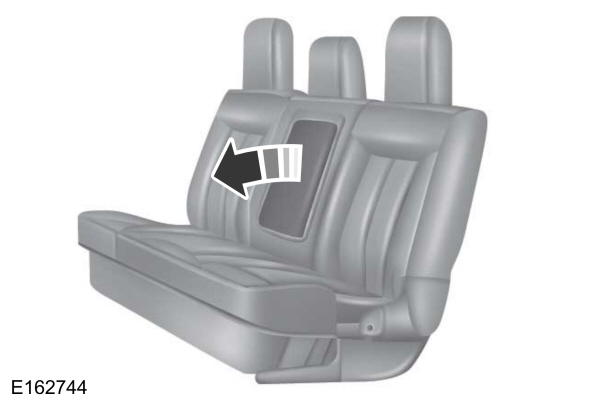 Opening Rear Seat Armrest