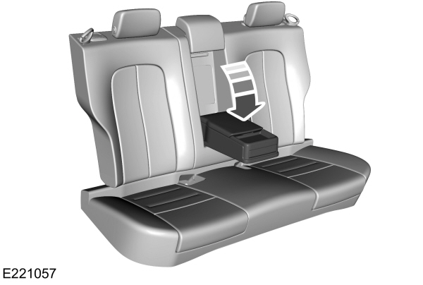 Opening Rear Seat Armrest