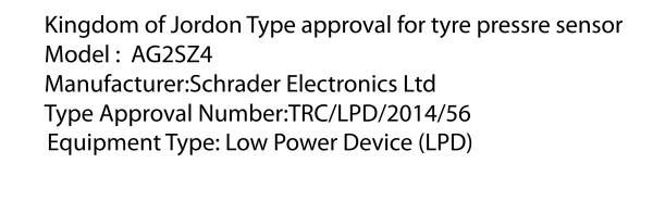 Radio Frequency Certification for Jordan - Tire Appendices