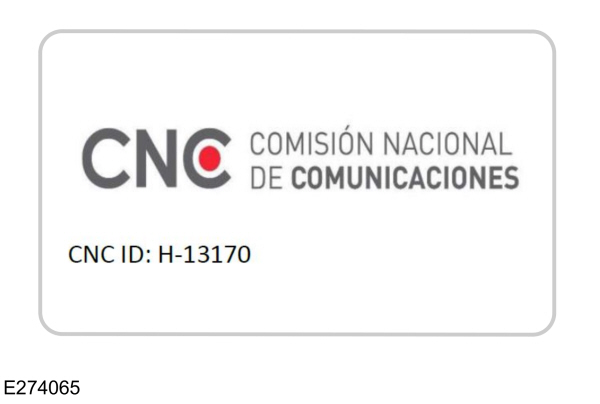 Radio Frequency Certification for Argentina - Passive Anti-Theft System
