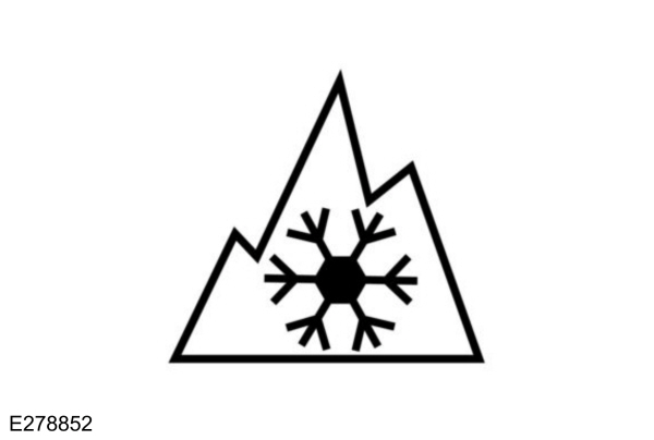 Mountain-Snowflake Symbol