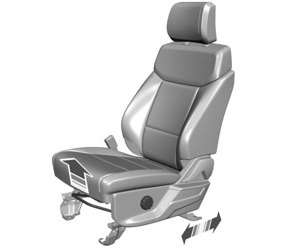Adjusting Seat Manually - Forward/Backward