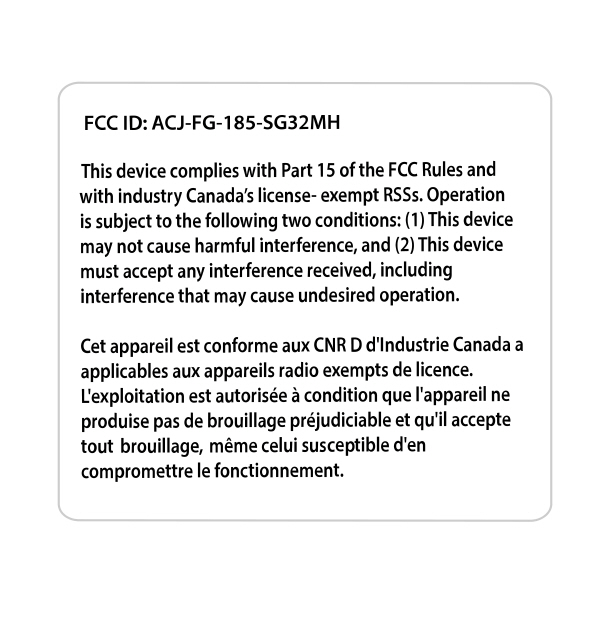 Radio Frequency Certification for USA - SYNC 3