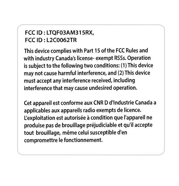 Radio Frequency Certification for USA - Radio Transceiver Module